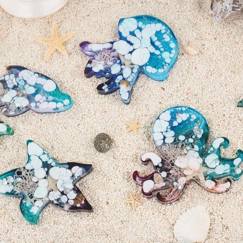 Silicone Pendant Moulds Clay Molds Silicone Keychain Moulds Silicone Material Perfect Gift for Hand Making Lovers Friend