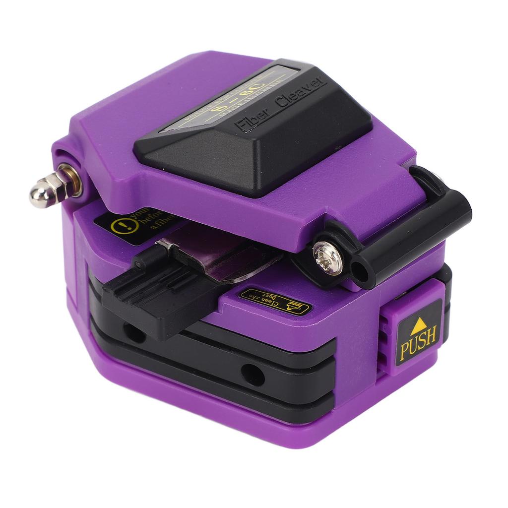Fiber Optic Cleaver High Accuracy Optical Cable Cutter Tool 16 Cutting Points 48000 Times Hot Melt C