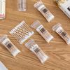 Double-Headed Cotton Swabs for Ear Cleaning and Makeup Removal - Portable, Disposable Wooden Sticks with Cotton Tips