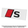 S3 S4 S5 S6 S7 S8 Logo Original Plastic Sticker Car Trunk Decoration Decal Accessories For  qwer114 A4 B8 A3 8P A6 C7 8V B6 B7 B9 Q5
