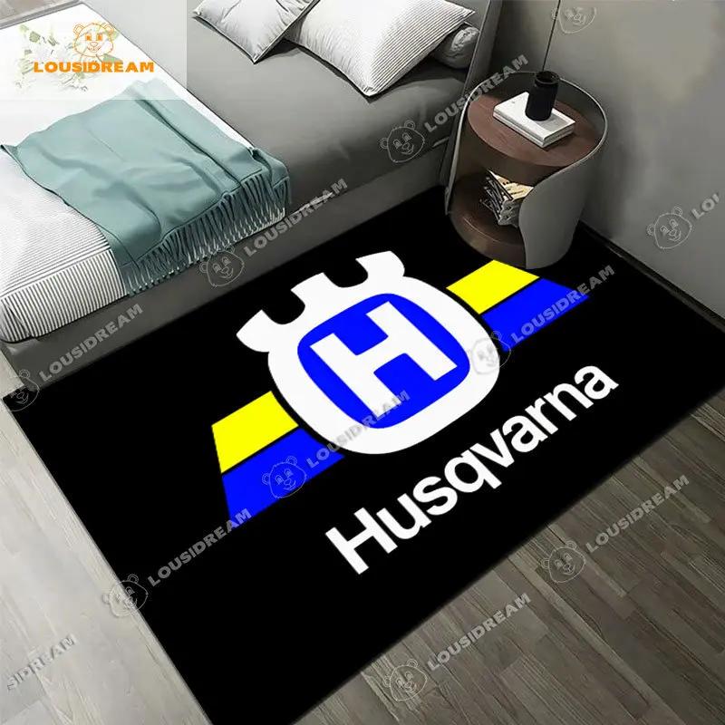 

Machinery Company Logo Pattern Carpet for Living Room Bedroom Gift Home Decoration