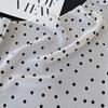 Retro Sweet Polka Dots Print Chiffon Scarf Women'S  All-Match Belt Scarf