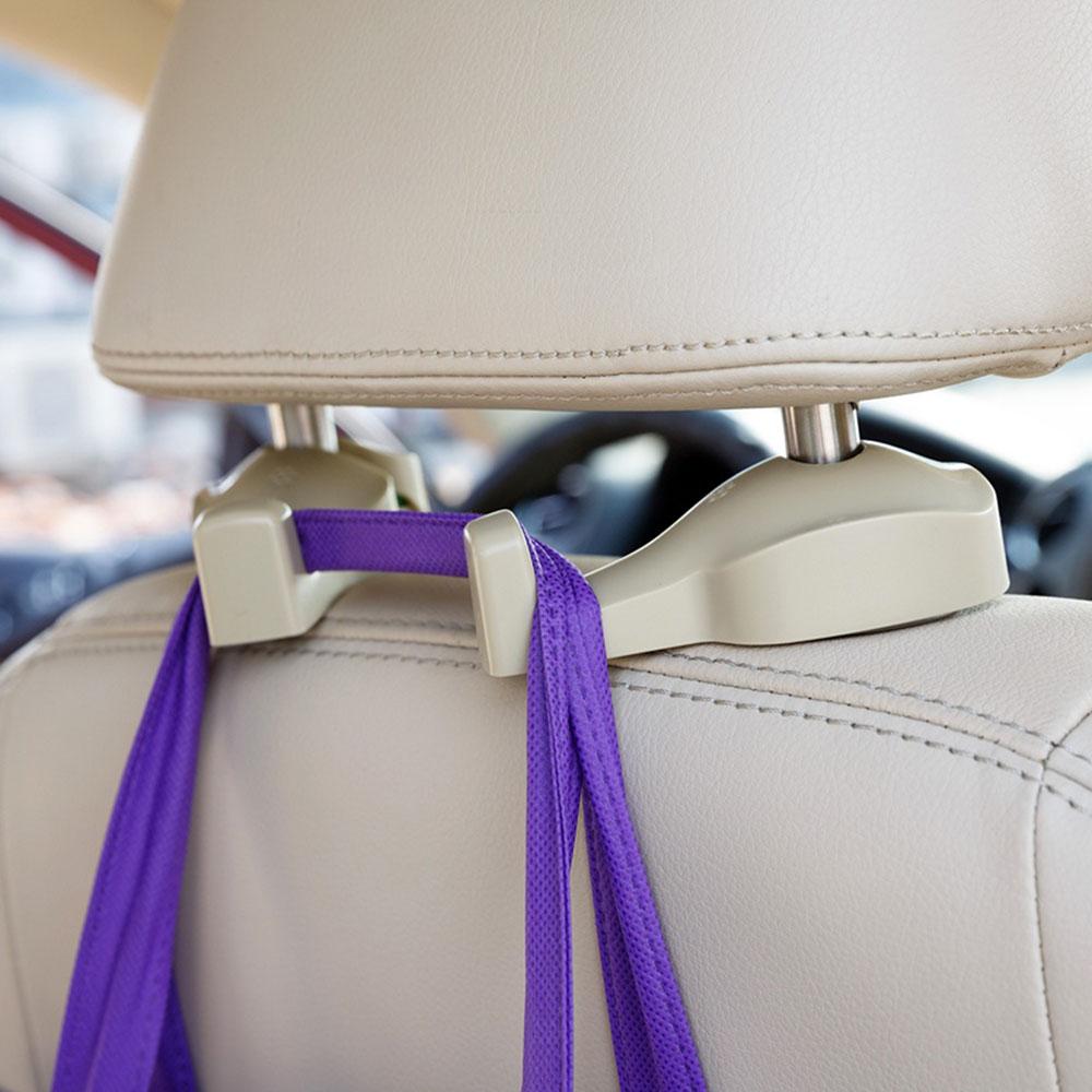 Purse Cloth Grocery Hanger Hooks Organizer Car Headrest Bag Car Seat Back Hook Car Interior