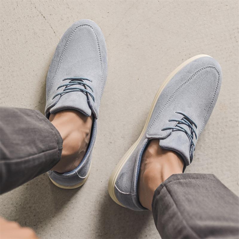 New Arrival Oxford Casual Shoes Handmade PU Leather Men Dress Shoes Comfortable Male Walking Footwear Lace-Up Handmade Flats