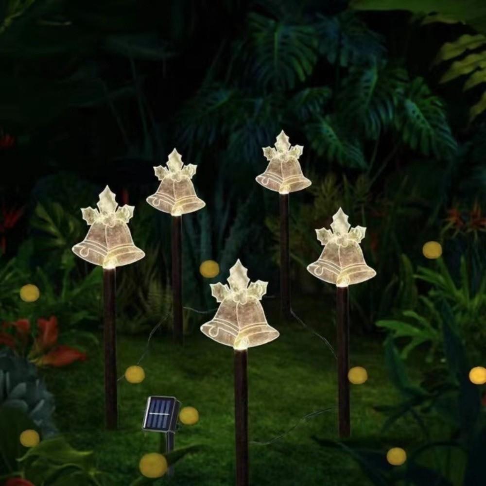 5Pcs/Set LED Christmas Stake Lights Waterproof Outdoor Christmas Lights For Yard