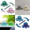 Morbido e Adorabile Polpo Peluche Flip Reversibile a Doppia Faccia per Bambini