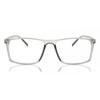 Full Rim Square Transparent Grey Smartbuy Collection Hargus Pc2429 C8 Fashion Unisex Eyeglasses