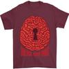 Entsperren Ihre Geist Psychologie Psychologe Herren 100% Baumwolle T shirt