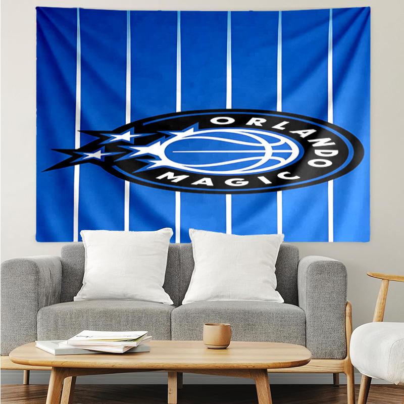 1PC Orlando Basketball Team Quick-Dry Tapestry, Unique Design Tapestry, Suitable for Bedroom,Livingroom, Playroom,Heartwarming Holiday Gifts