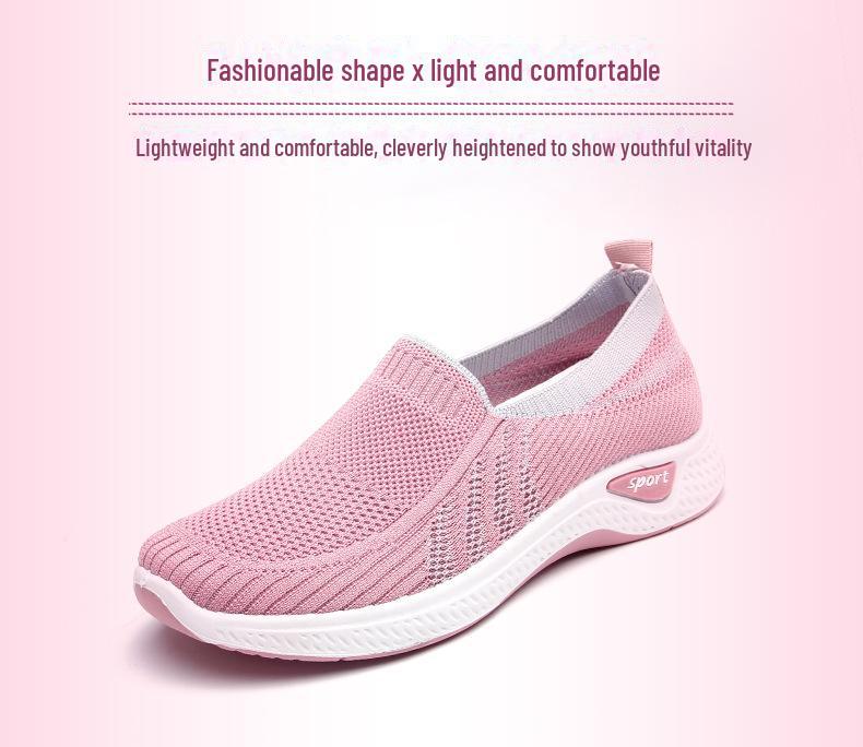 Women's Fashion Soft Sole Slip-On Casual Walking Shoes