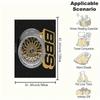 "Gold BBS Wheel with Crown Logo LP Designs"Blanket Flannel Throw Blanket for Sofa, Bed, Travel, Camping, Office, Couch, Chair, And Bed Gift