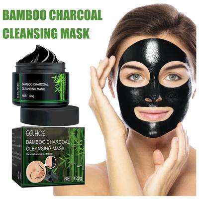 Mitesser-Peeling-Maske aus Bambuskohle, schrumpft die Poren, reguliert die Ölzufuhr und spendet Feuchtigkeit und feuchtigkeitsspendende Schlammmaske
