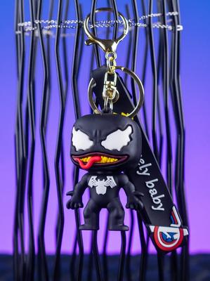 Venom Keychain for Children On a Backpack, Keys, Anti-stress Toy 6 Cm