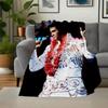 Elvis Presley Aloha From Hawaii Concert ShirtCoperta Coperta in Flanella per Divano, Letto, Viaggio, Campeggio, Ufficio, Divano, Sedia e Letto Regalo