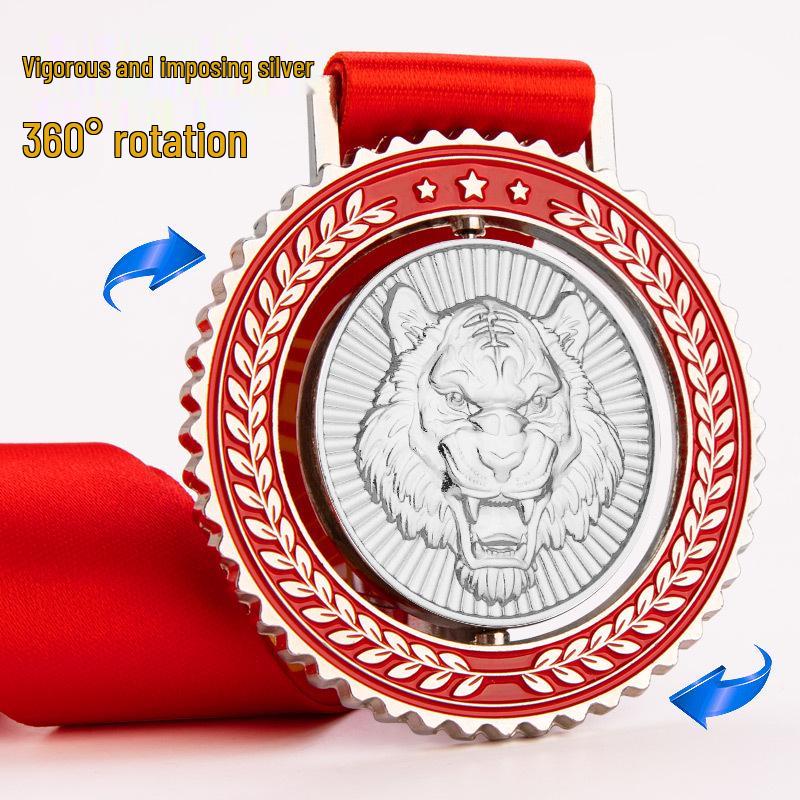 Daye Custom Sports Medals: Rotating Gold, Silver, and Bronze Awards for Champions