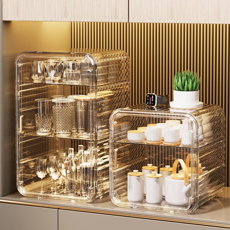 Dustproof Tea & Coffee Cup Storage Rack