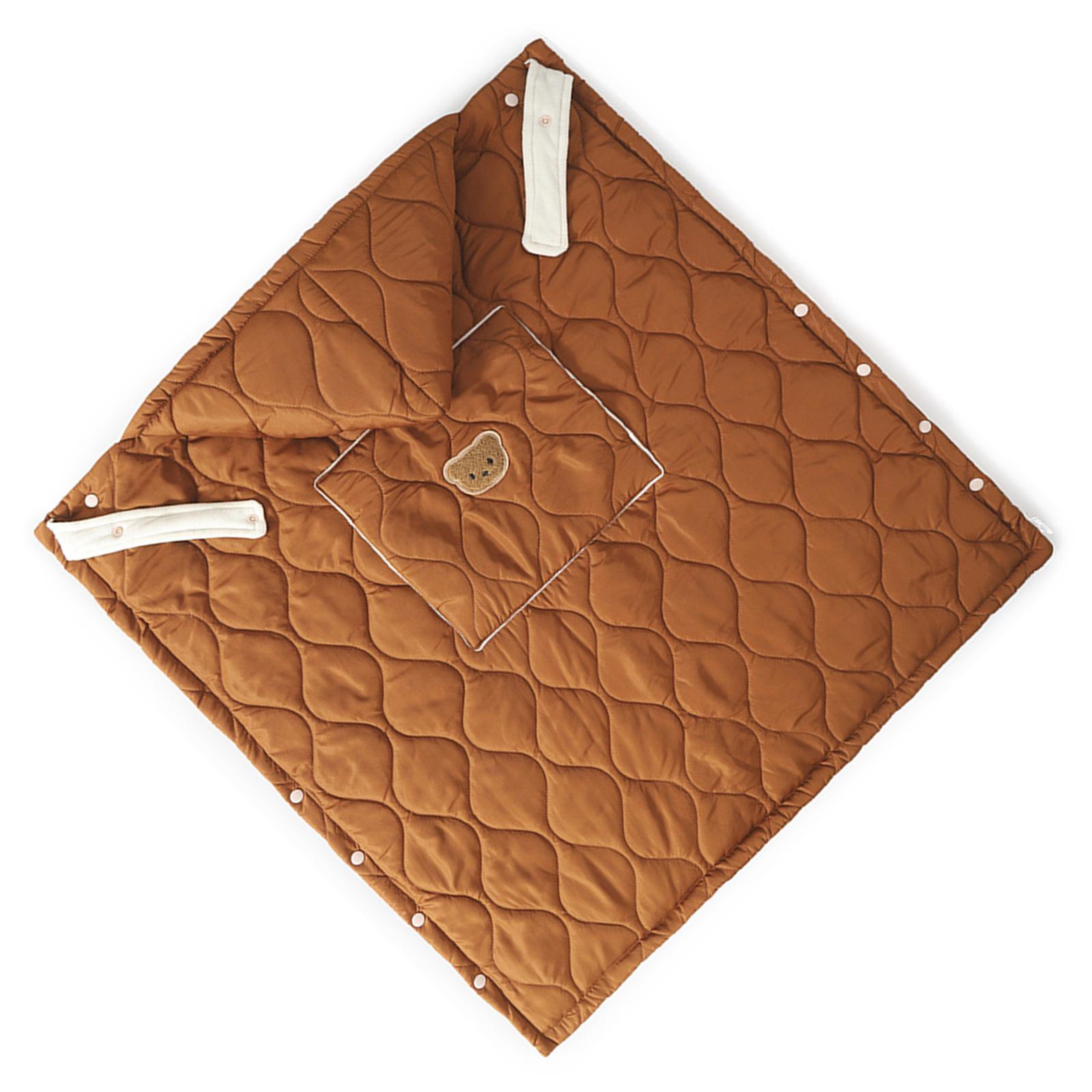 

Многофункциональный детский плащ-одеяло, накидка на коляску, утолщенное одеяло с капюшоном и поясным стульчиком для новых родителей, незаменимое зимой 4