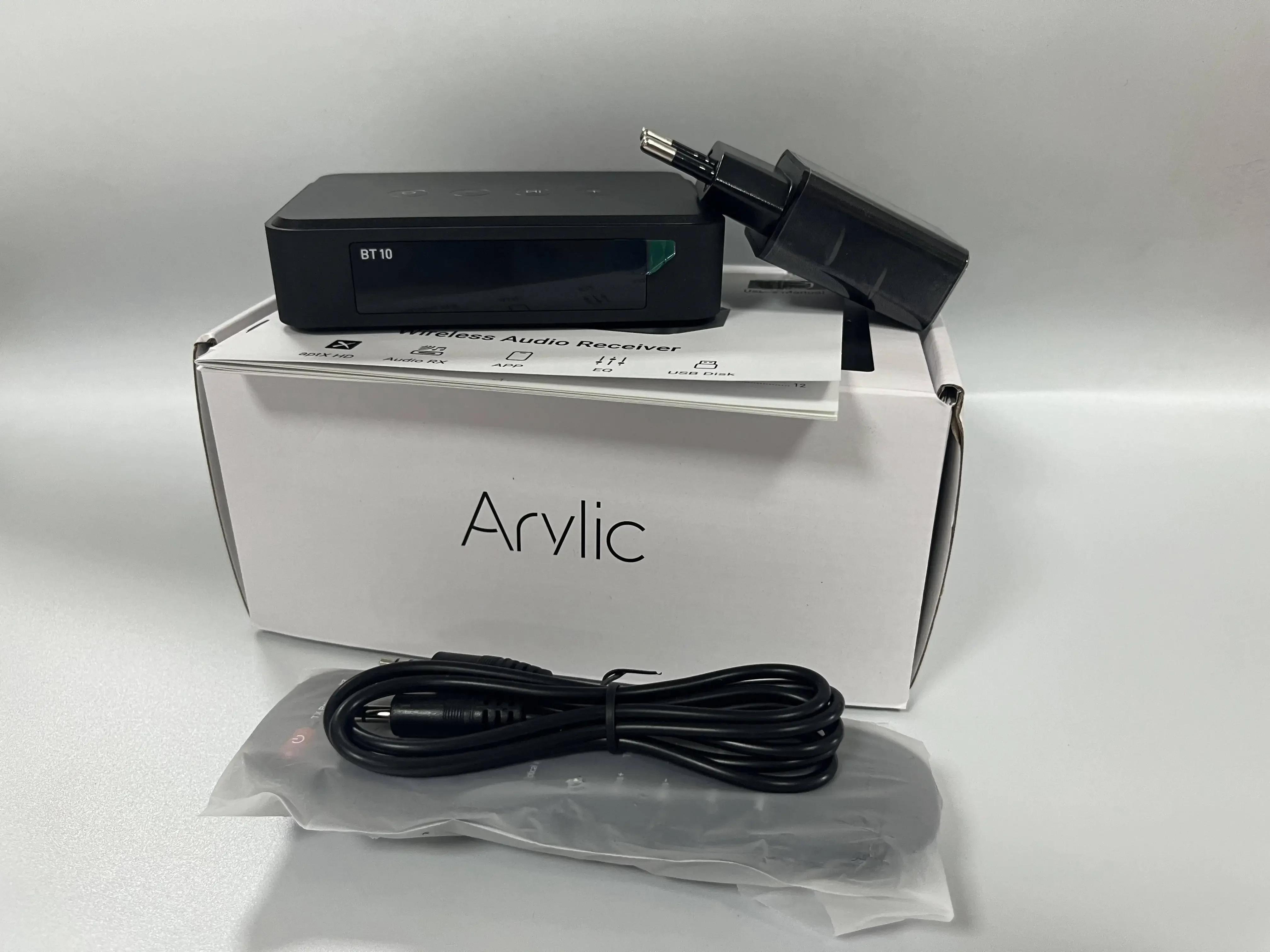 

Arylic BT10 Bluetooth Аудіопередавач Передає Аудіо на 2 Bluetooth Навушники або Bluetooth Динаміки через BluetoothTramsit через