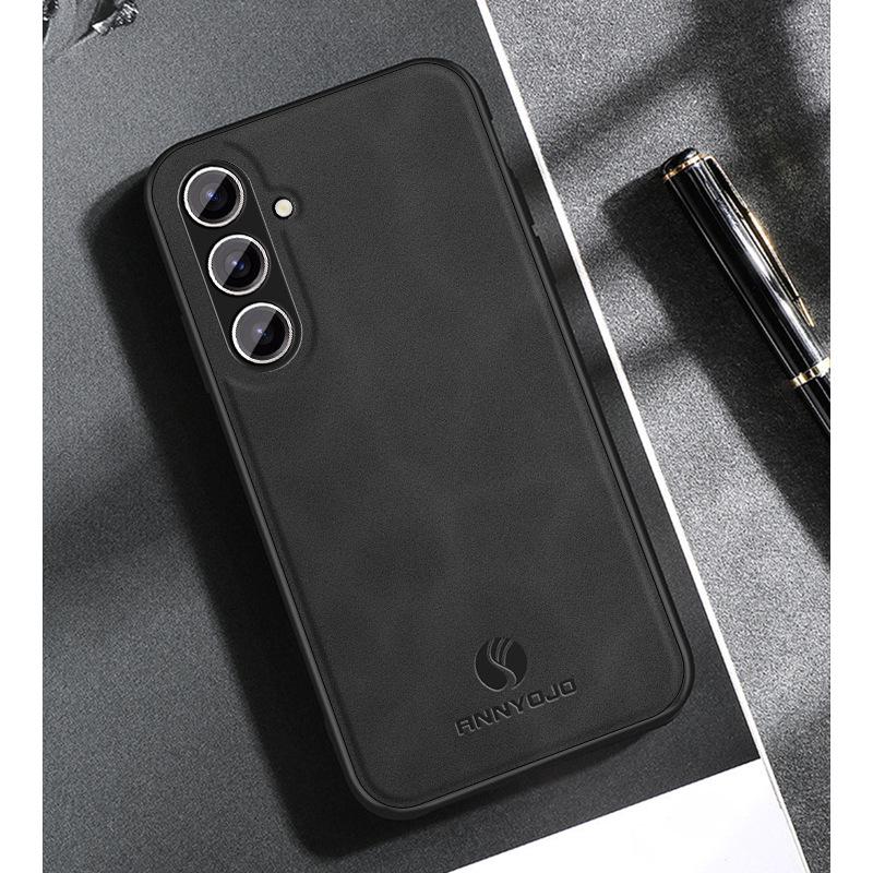 Samsung S26 Ultra Car Magnetic Phone Case - A57 Suede Texture Skin-friendly S25 FE Protective Cover