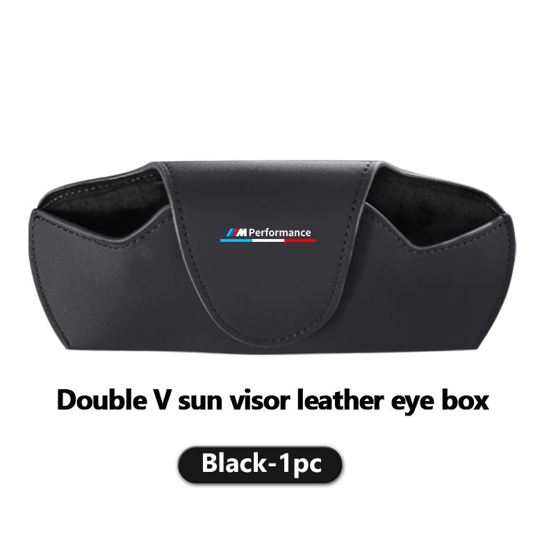 Car Sunglasses Holder Case Leather Eyewear Cover Portable Glasses Box Bag For BMW 1 2 3 5 7 Series X1 X2 X3 X4 X5 X6 G20 G30 G11