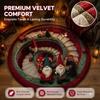 2D Flat Printed 3D Illusion Rug Non-Slip Christmas Doormat Cartoon Cute Xmas Home Decor  Outdoor