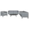 VidaXL 3-Piece Sofa Set, Sofa Chair with Armrests and Backrest, Living Room Furniture, Modern, 3209229