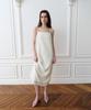 The Porta Line Stripe Long Dress, Ivory