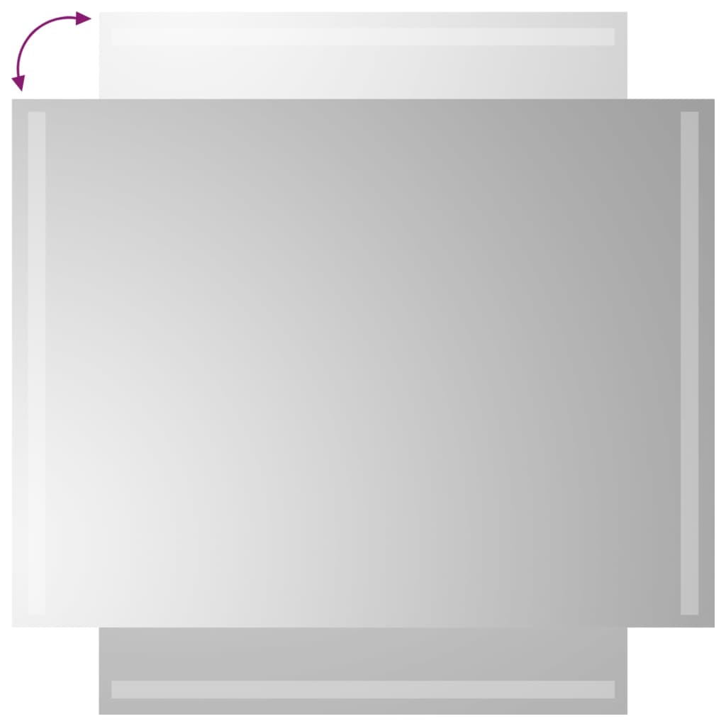 Vidaxl LED Bathroom Mirror, 60X80 Cm