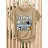 Women's Summer Tops | “Happiness Pill” Cat Calendar with Fun Cartoon Prints for Women T Shirt | Fun cartoon-style loose-fitting round-neck
