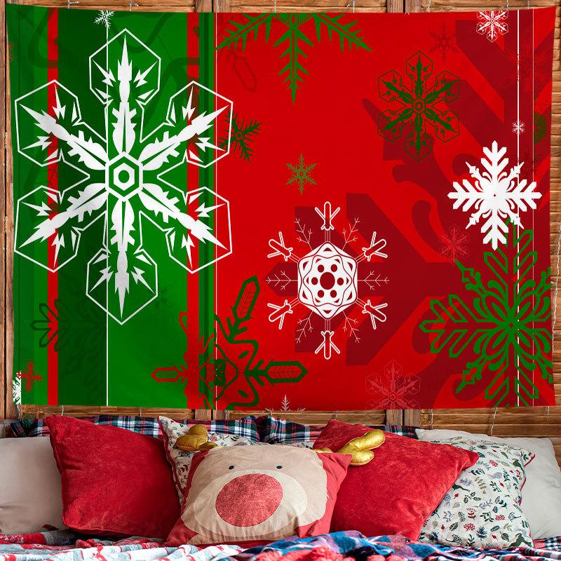 Christmas Tapestry Festive Decor Home Living Room Bedroom Background Garden Posters for Outside Large Wall Hanging Beach Towel