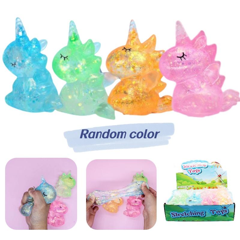 Einzigartiges Einhorn Malzzucker Quetschspielzeug zur Stressbewältigung und als süße Entlastung aus Zhejiang, Kunststoffmaterial)
