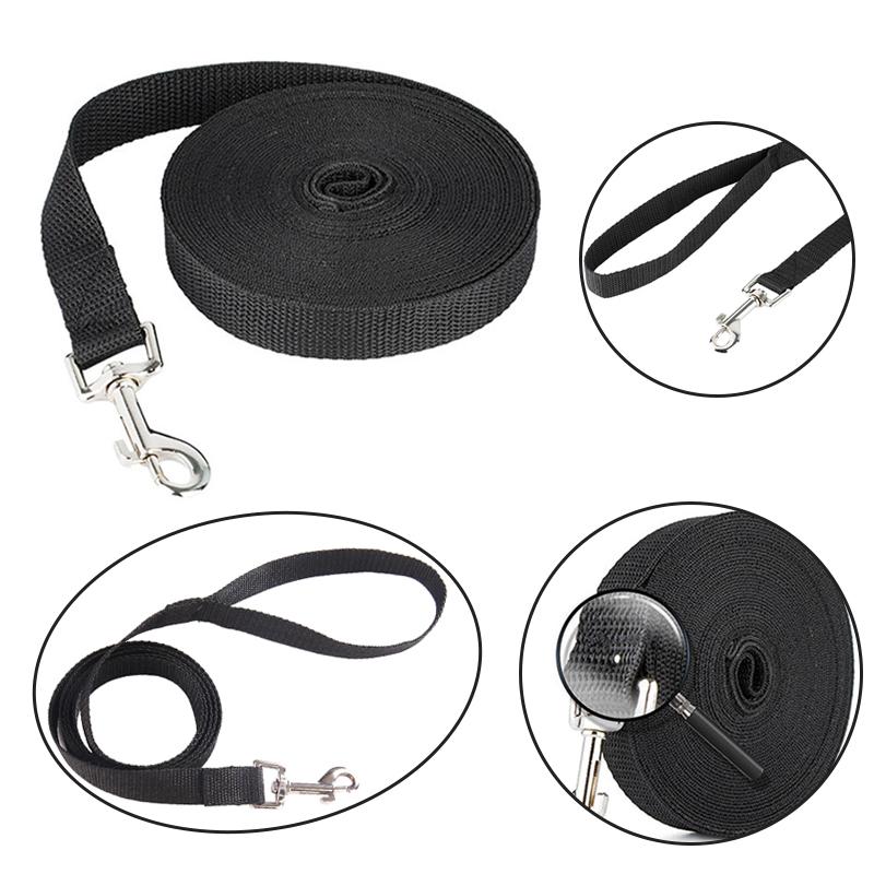 Nylon Pet Dog Training Leash Outdoor Puppy Traction Rope For Small Large Dogs Harness Collar Lead Strap Chihuahua Accessories 3m 15m 30m