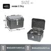 45L BPC Rear Box Top Case Backrest Square Touring Travel Storage Black