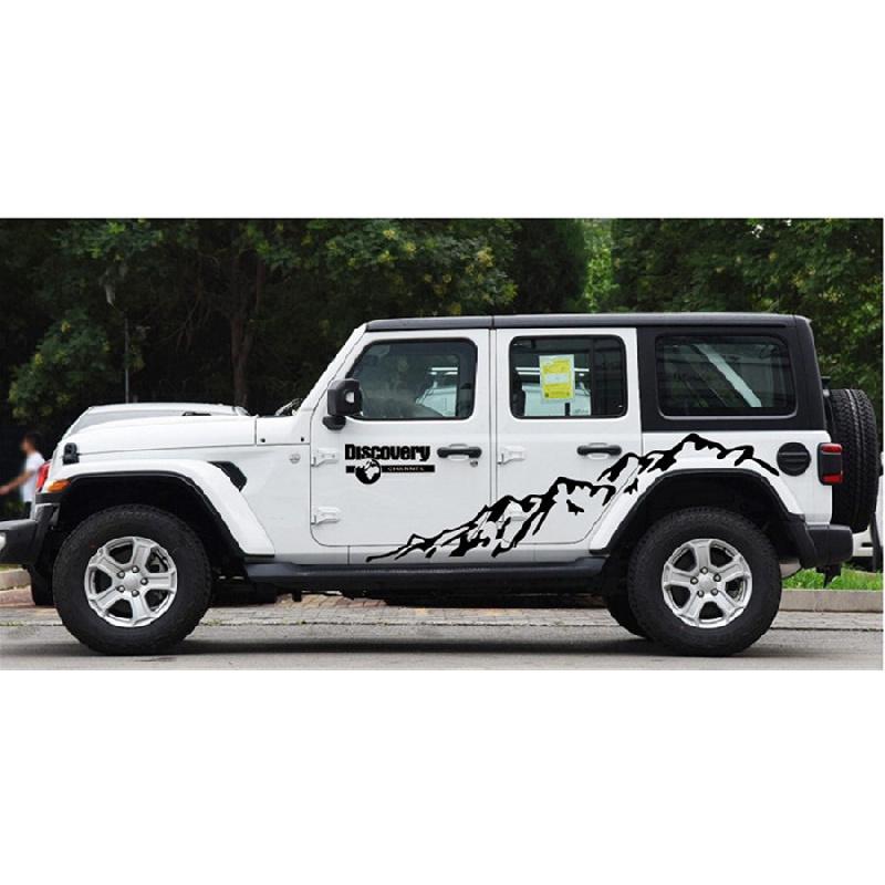 Vinyl Mountain Decal For Car Side Door Decoration, Auto Sticker, Decal For Toyota Prado Land Cruiser