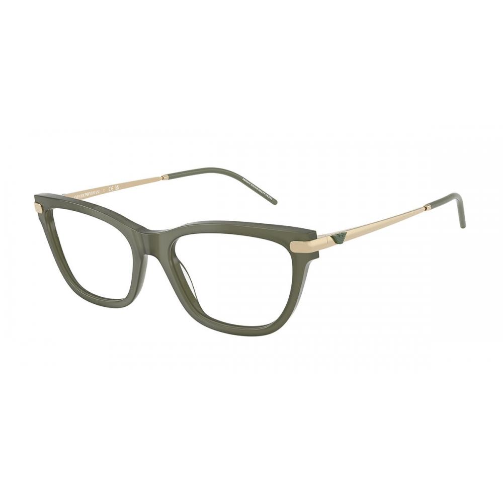 Emporio Armani Ea3262 6264 Women Eyeglasses Shiny Opal Green/52-17-140