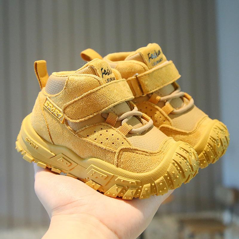 Children's sports shoes 2025 spring and autumn new boys' dad shoes running girls' mountaineering shoes soft-soled baby casual shoes