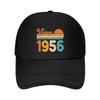 Vintage 1956 Hat, Vintage 1956 Baseball Cap Men's Big Size Hat Visor Trucker Hat Hip Hop Women's Golf Clothing Men's