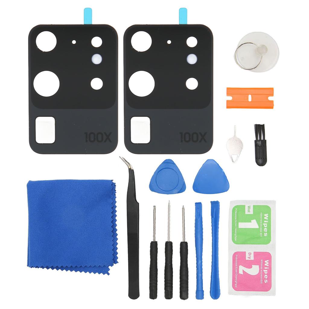 Telefon Zurück Hinten Kamera Objektiv Glas Ersatz Vorinstalliert Klebstoff Reparatur Werkzeug für Samsung Galaxy