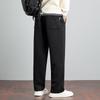 Herren Waffel-Sweathose - Herbst/Winter Locker sitzende Fleecehose, Weitbeinig, Geradschnitt, Hochwertige, trendige Freizeit-Sportbekleidung.