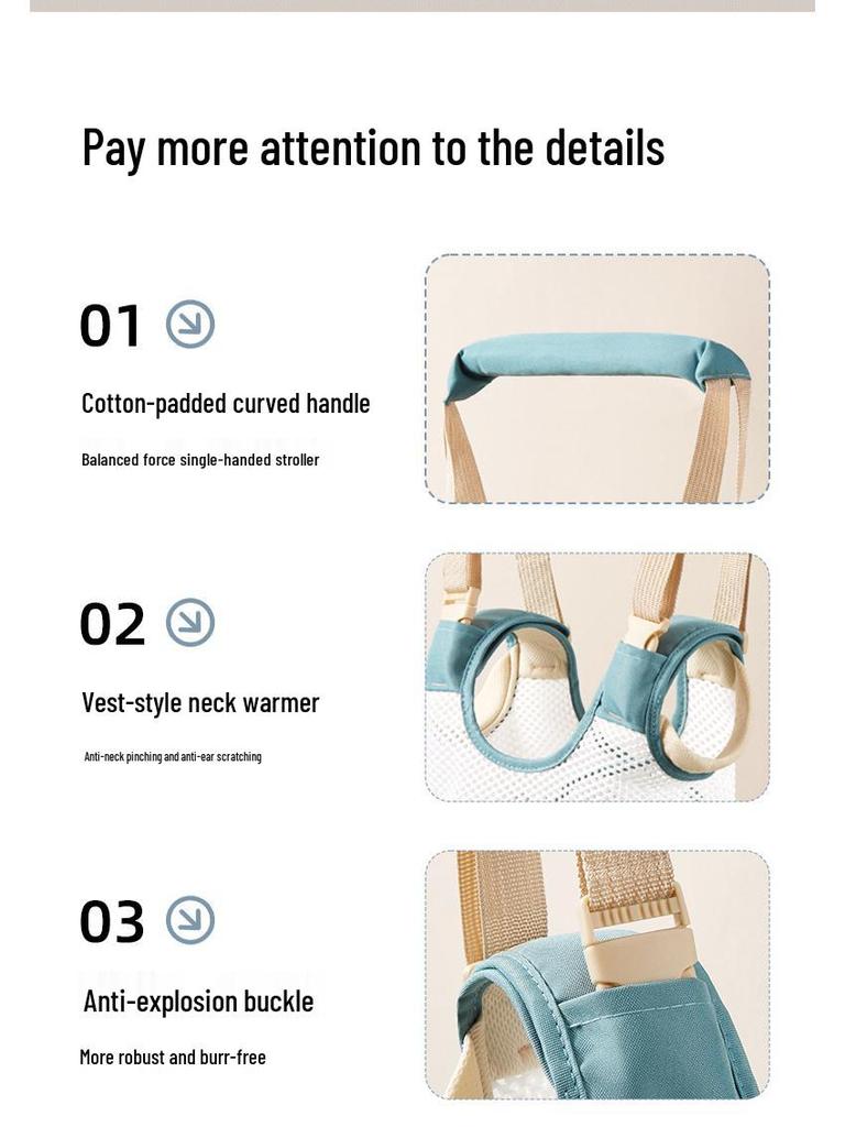 Ganzjahres-Baby-Laufgeschirr: Anti-Sturz, Anti-Leine, Kinder-Hüftstütze zum Laufenlernen