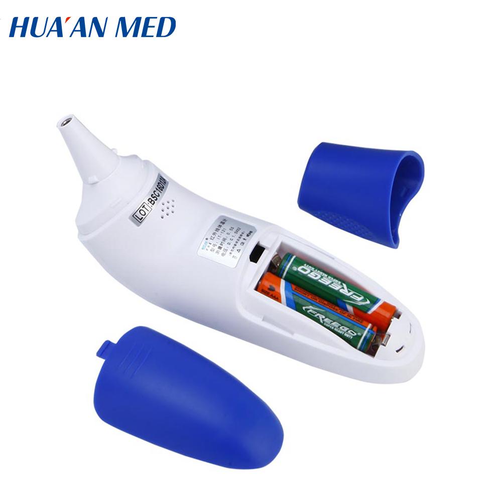 HUAAN MED 2 In 1 Ear and Forehead Infrared Digital Fever Thermometer Adults Baby Kids With Backlit LCD