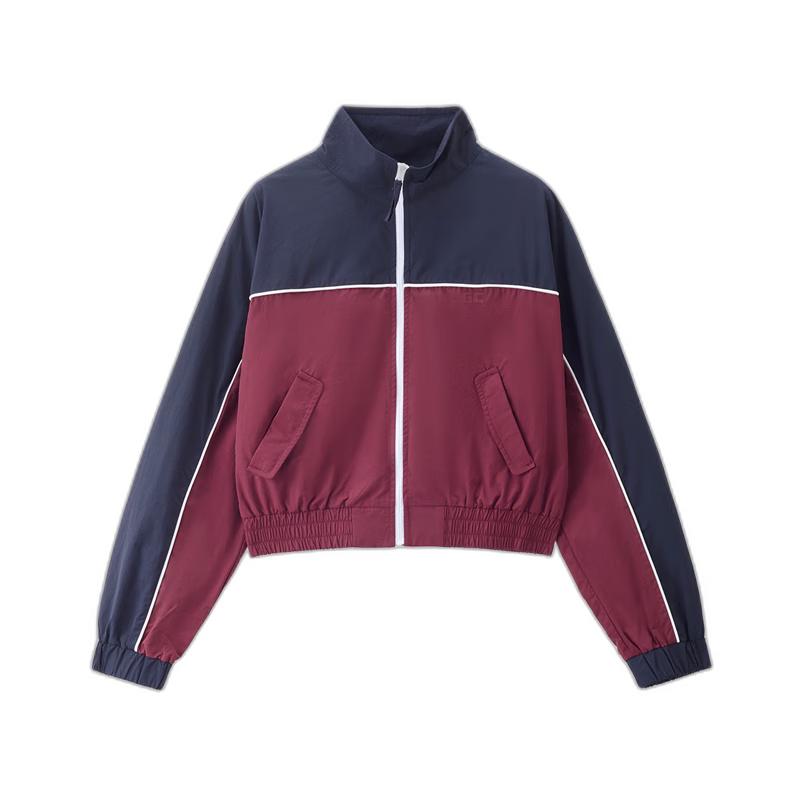 

GIORDANO CONCEPTS Women s 2025 A/W Color-block Stand-collar Jacket M