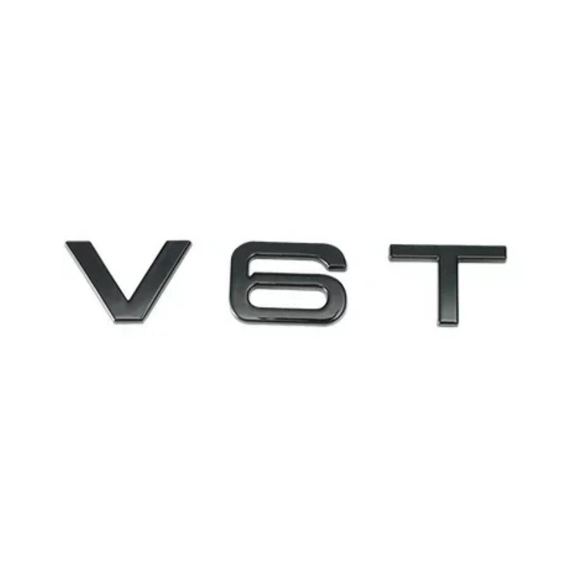 1.8T 2.0T 3.0T V6T V8T ABS badge stickers car rear trunk displacement decoration label