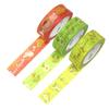 Kamiiso Sansho Japanese Washi Masking Tape *Made in Japan* 15mm x 10m x 3 rolls, 3 patterns SAIEN UR