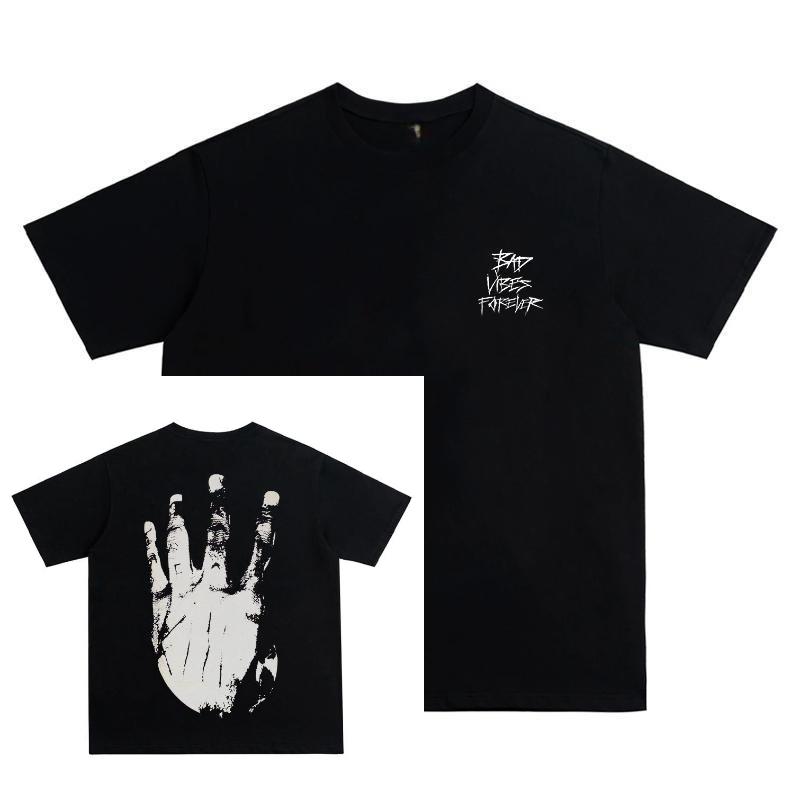 

XXXTebtacion Commemorative Palm American Streetwear Brand Retro Print Loose Casual Short-sleeved Shirt for Men and Women 4XL