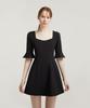Ageunel Black Snow Dress