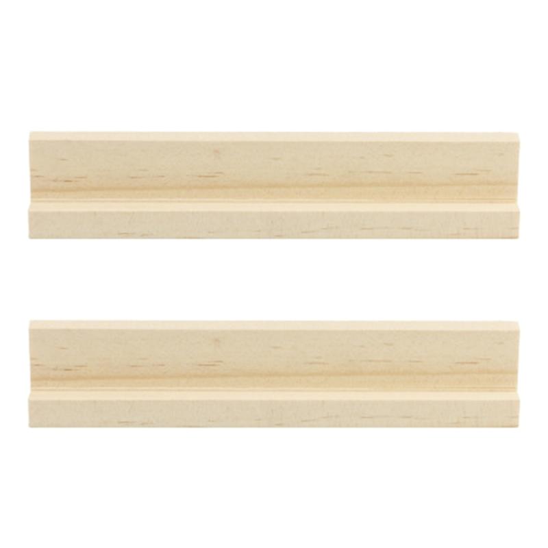 2Pcs Wooden Dominoes Rack Dominoes Tiles Holders for Mexican Train Dominoes Game