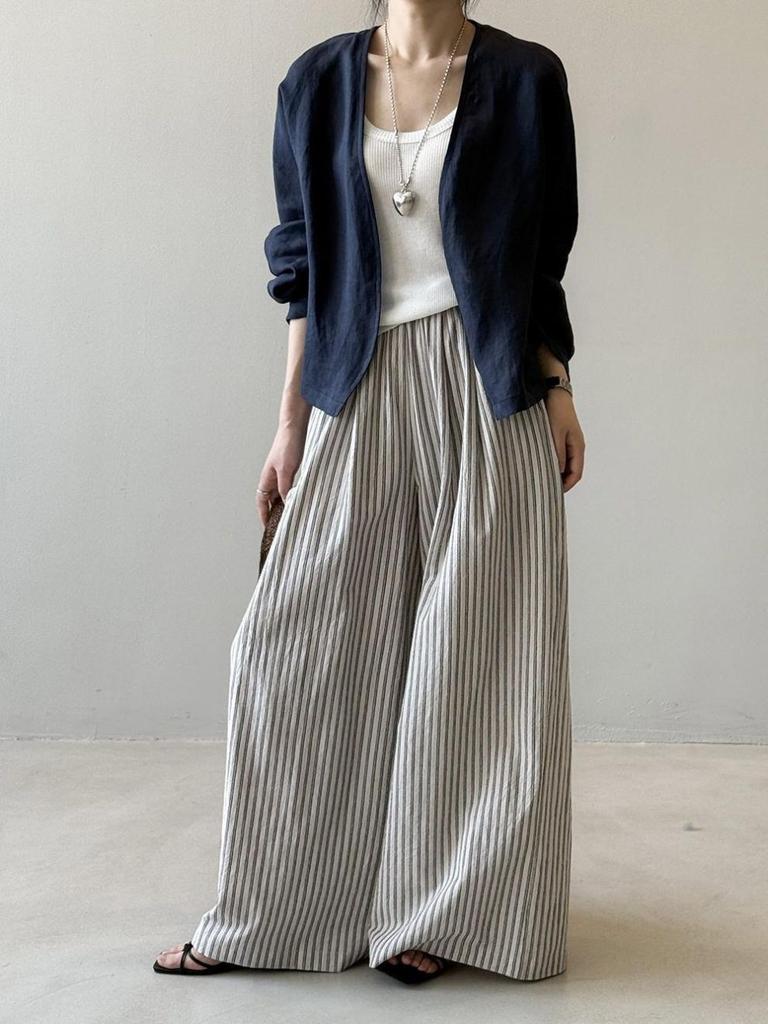 Artistic Retro Long-Sleeve Linen Cardigan - Lightweight, Loose-Fit Sun Protection Top