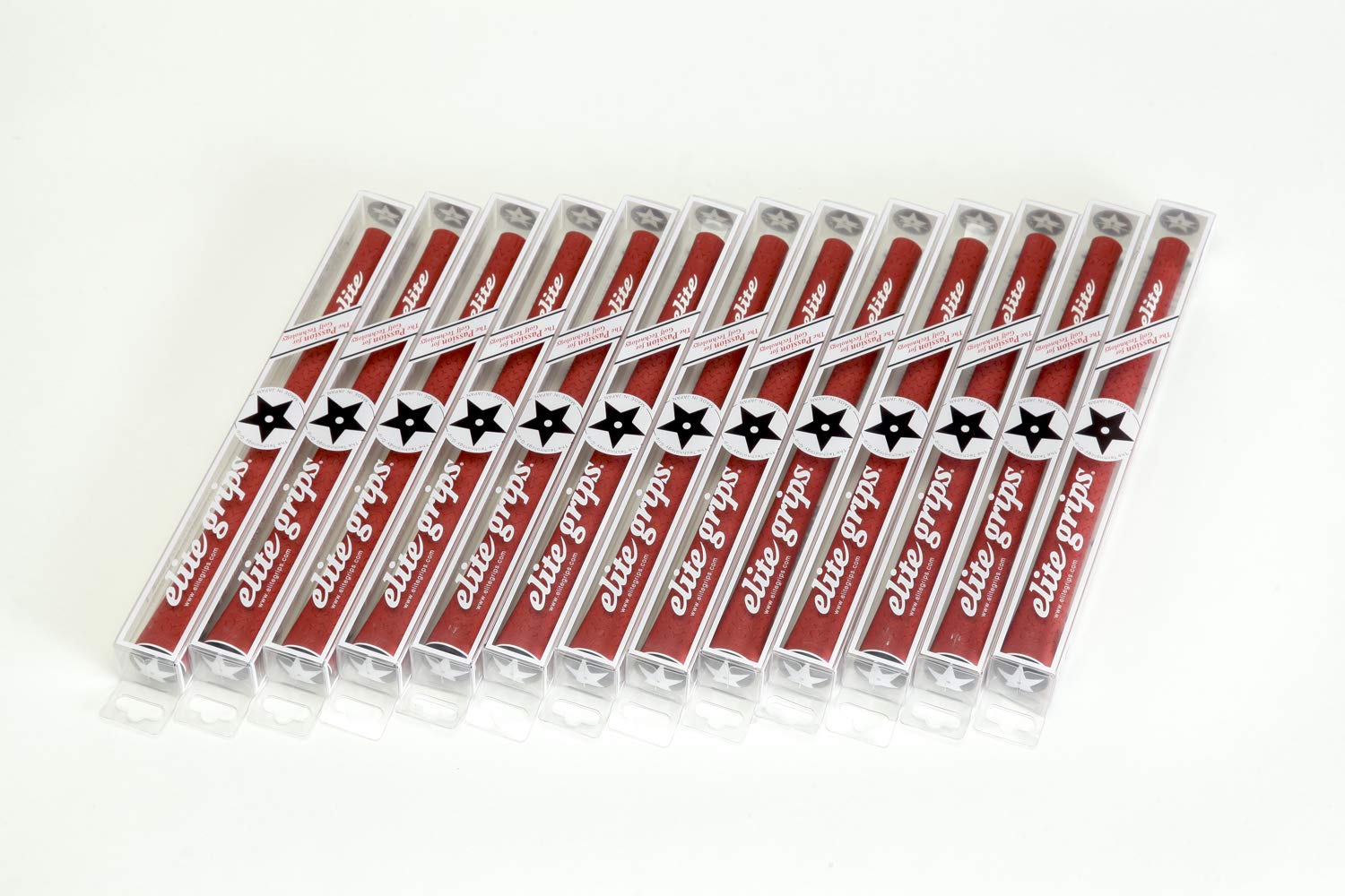 

Набор гольф-грипов elitegrips Classic без задней линии Y360°SV 13 штук красно-темно-синий