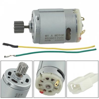 Elmotor för elbil 10 tänder 6V /12V 24V RS550 RS390 RS380